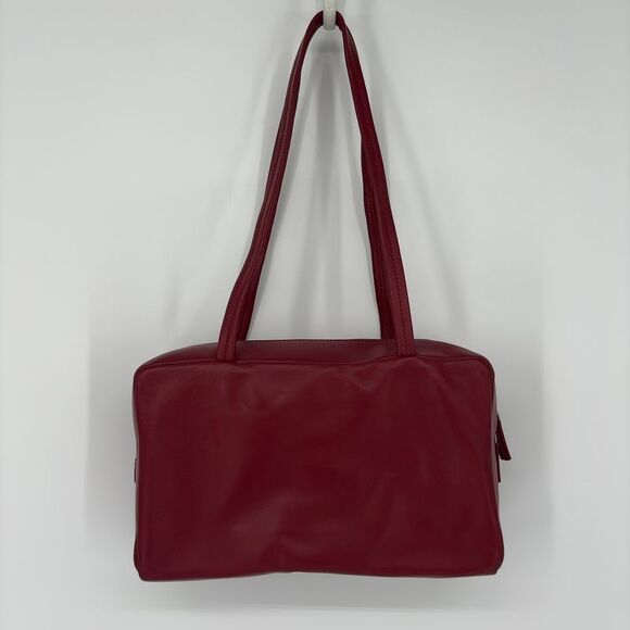 The Row Handbags - The Row Astra Bowling Bag in Burgundy